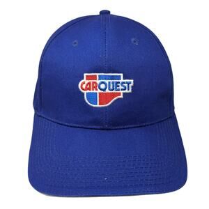 Car Quest Auto Parts Slideback Baseball Cap Blue One Size Adjustable Embroidered